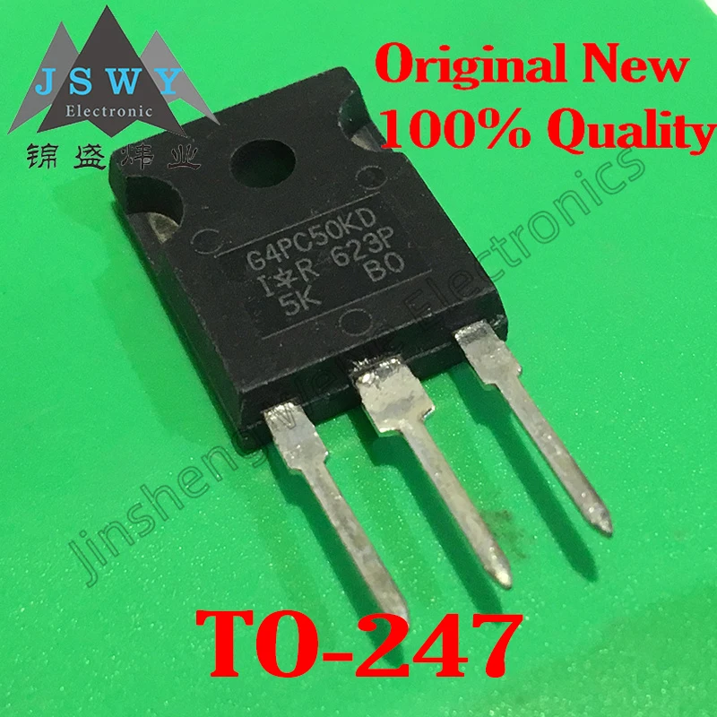 

4 pieces Electronics G4PC50KD IRG4PC50KD 100% imported ready stock TO-247 MOS field effect tube 30A 600V Free shipping