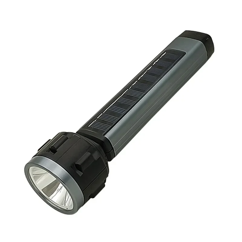 슈퍼 브라이트 태양열 LED 캠핑 손전등, COB 작업 조명, USB + 태양열 충전식 휴대용 방수 태양 램프, 4 가지 모드