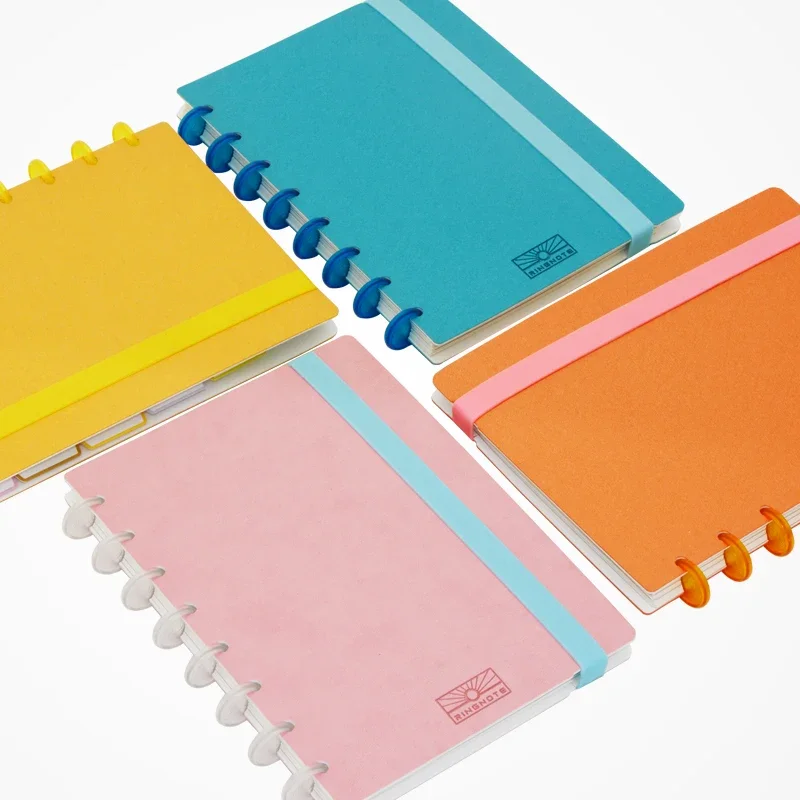 Fromthenon 실리콘 탄성 밴드, A5 A4 사이즈 노트북, 8 인치 길이 바인더 노트북, 주니어 사이즈 2024 일기 예산플래너 