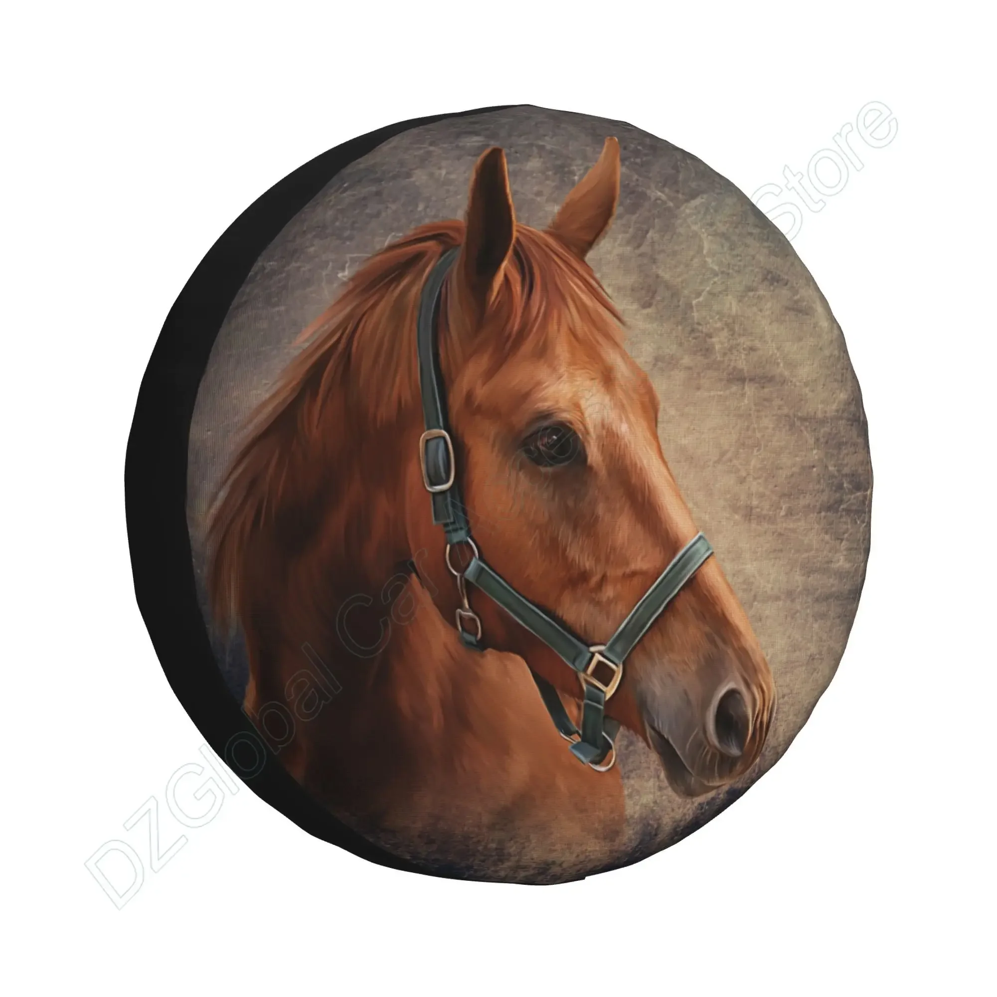 Cavalo Pneu Sobressalente Coverpalm Tree Verao Cei Azul Pneu Capa Protetores De Roda Para Carros Reboque Rv Suv Campista Truck14