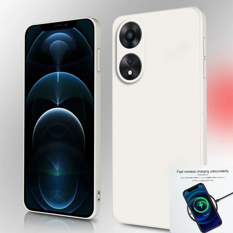 Magnetic Liquid Silicone MagSafe Phone Case with Wireless Charging