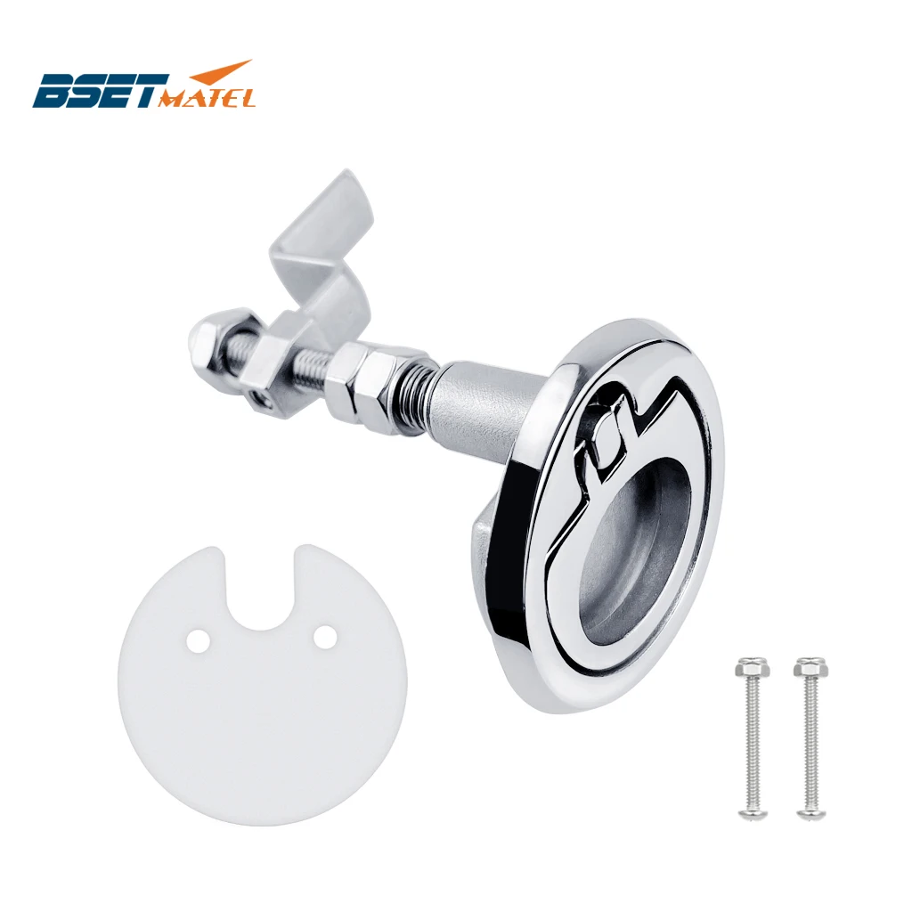 Stainless Steel 316 Marine Hatch Deck Latch Turning Lock Lift Handle