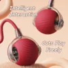 New Cat Interactive Ball Toy Automatic Rolling Ball Faux Tail Rechargeable Smart Pet Electric Toy Dog Cat Training Imitate Mouse 2