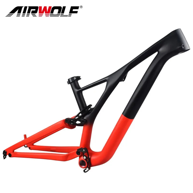 29Er Carbonio Full Suspension Telaio Per Mountain Bike Thru Axle Boost 148*12Mm Carbonio Mtb Ammortizzatore Posteriore Telaio Per Bicicletta 29Er Trav