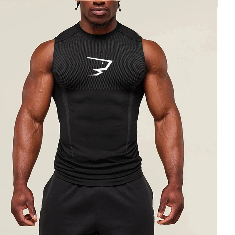 Reflective White Cycling Base Layer Quick-Dry Sports Vest