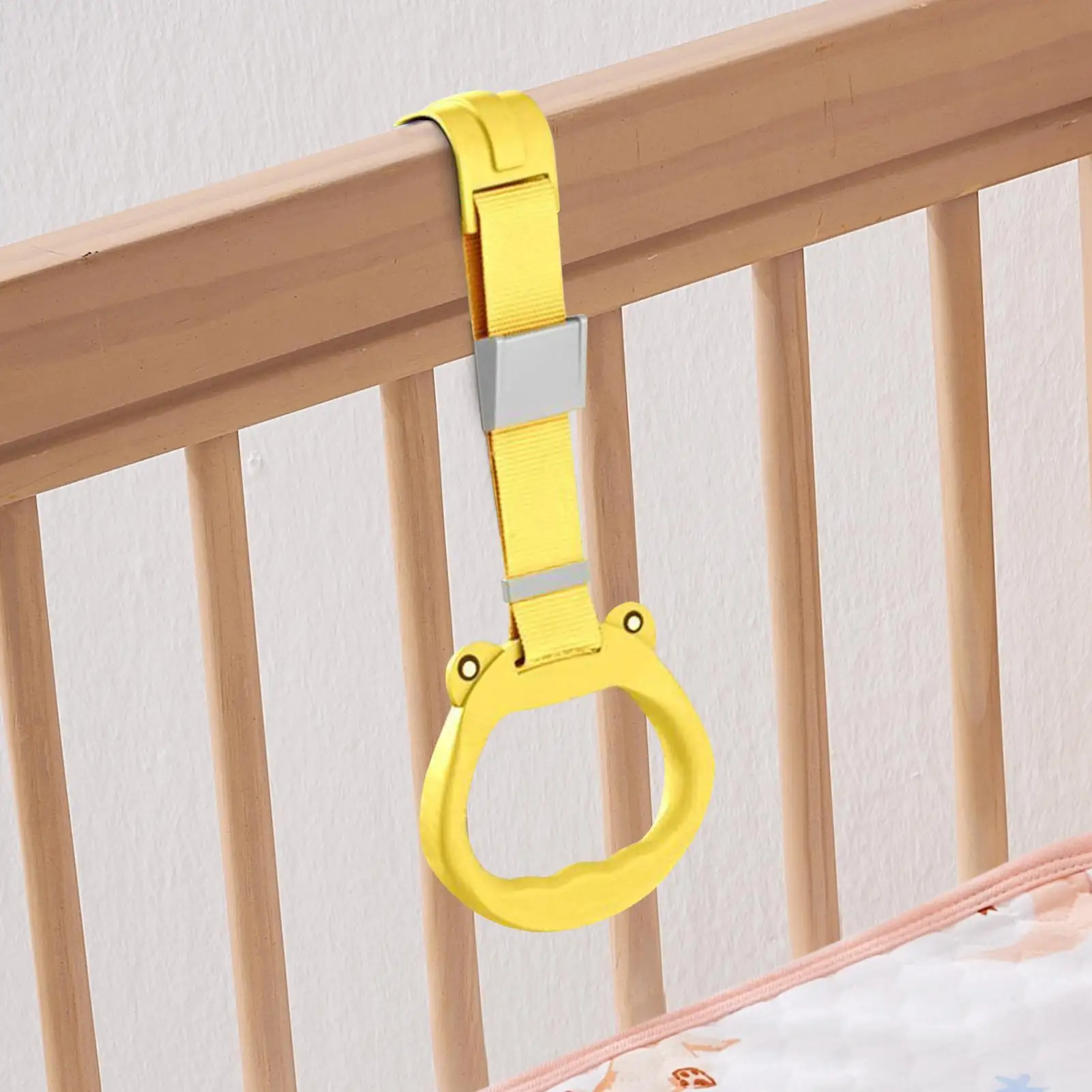 플레이펜 풀업 링  서기 연습 손잡이 링 인체공학적 보조 도구 (가드레일, 게이트, 실내 홈용)