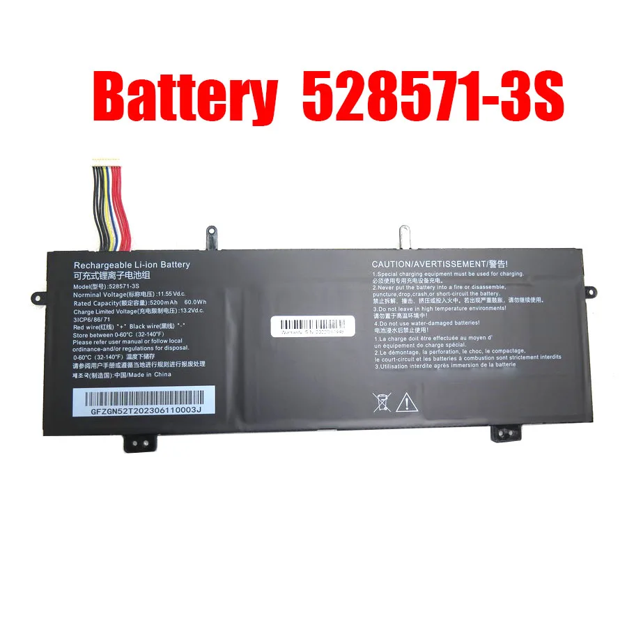 

Laptop Battery 528571-3S 11.55V 5200MAH 60WH 11PIN 11Lines New