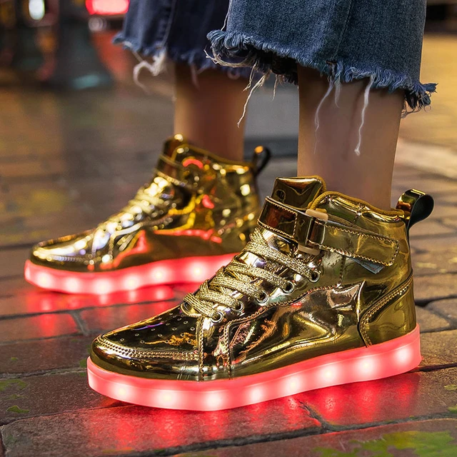 Light Shoes Kids Boys Girls Children Women Men Spring Summer 2023 Fashion  Casual Sport Sneakers Led