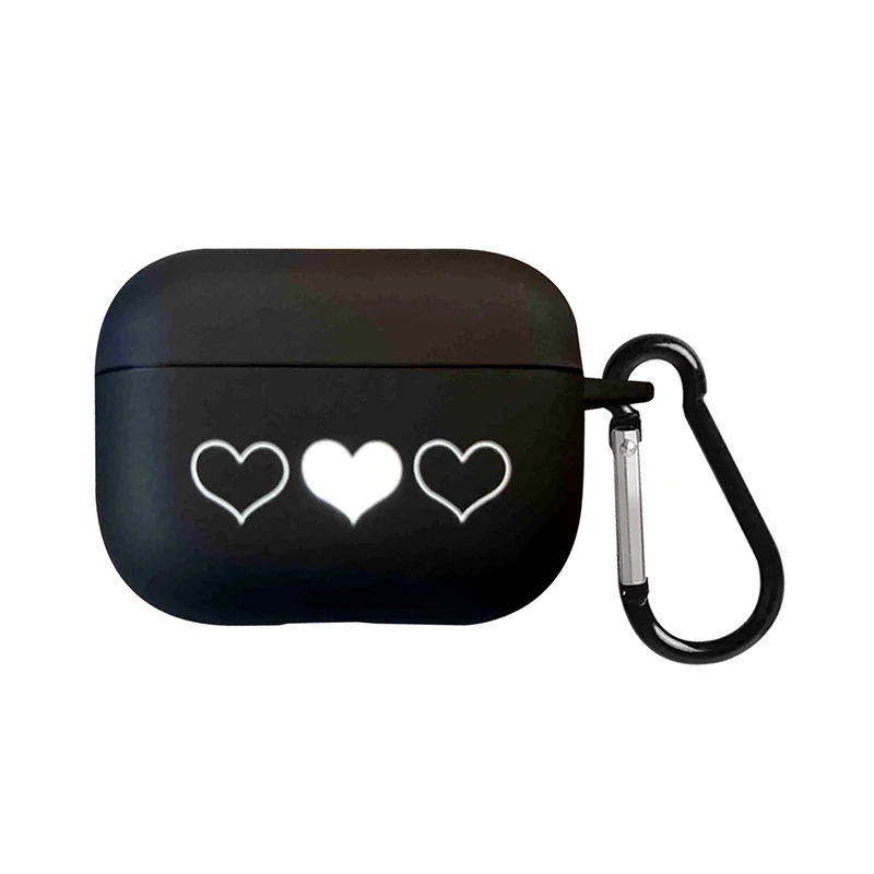 Black TPU Protective Case for AirPods 2 3 4 Pro