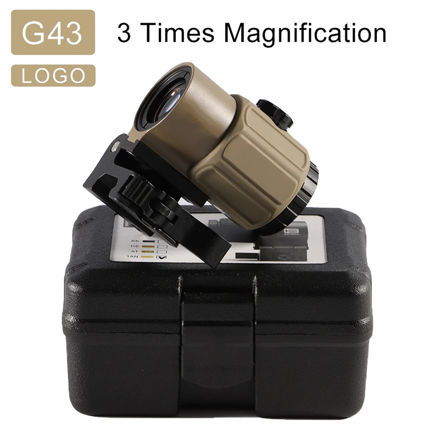 G33 G43 Sight Airsoft 3X Magnifier G43 G33 Scope With Switch toSide Quick Detachable QD Mount Hunting Apply Red Dot 558 tactical magnifier scope riflescope mount rifle scope red dot sight