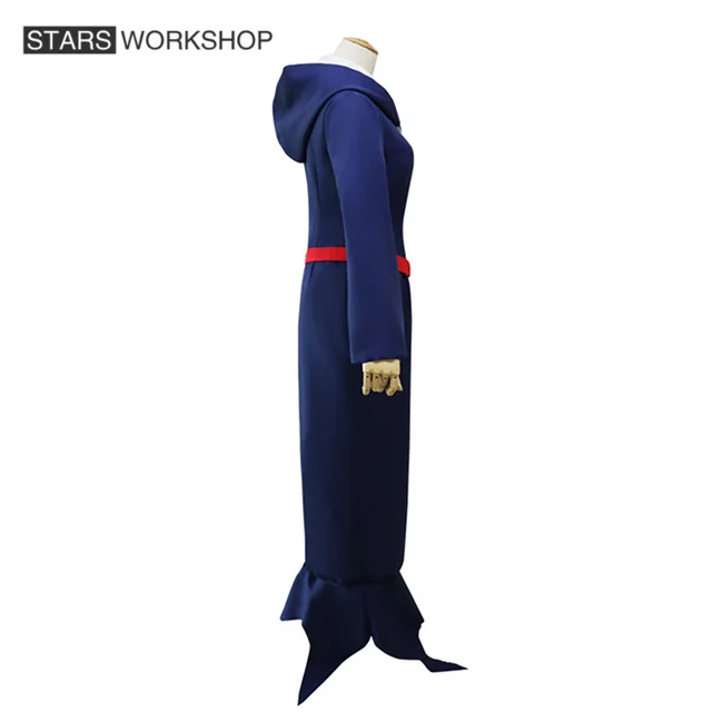 Anime pequena bruxa academia sucy manbavaran akko kagari lotte cosplay  traje vestido uniforme peruca chapéu para mulher dia das bruxas - AliExpress