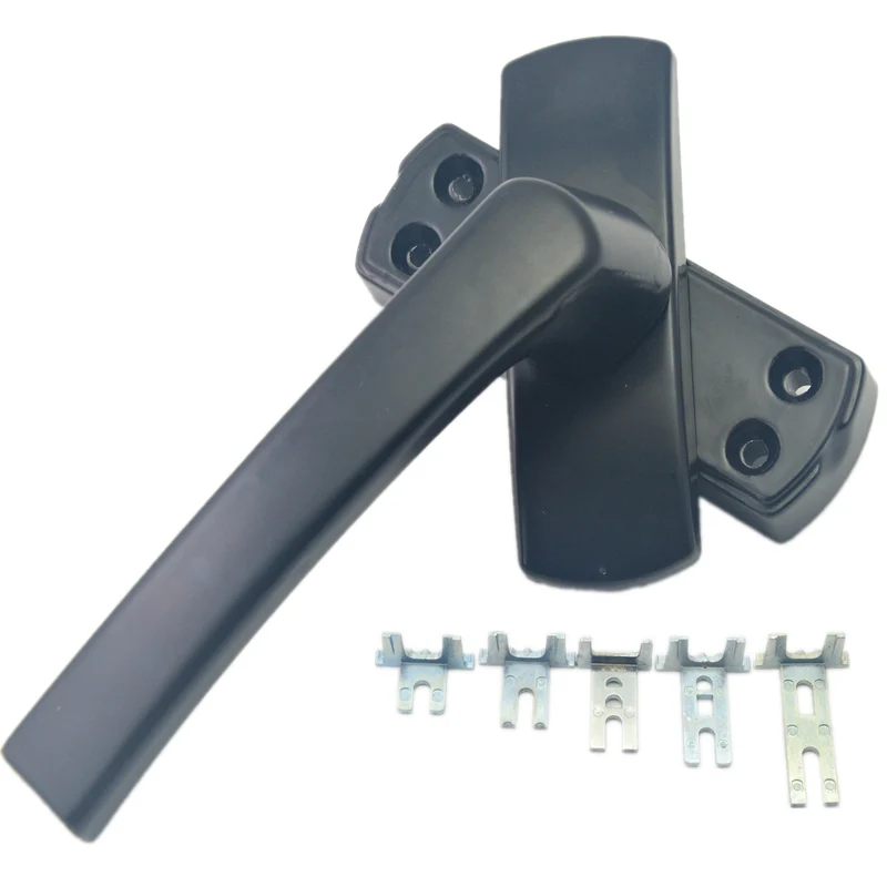 Description Picture 3 of itemZinc Alloy Plastic Steel Sliding Door Drive Knob Glass Window Furniture Handle Cabinet Bathroom Balcony Pull Household Hardware