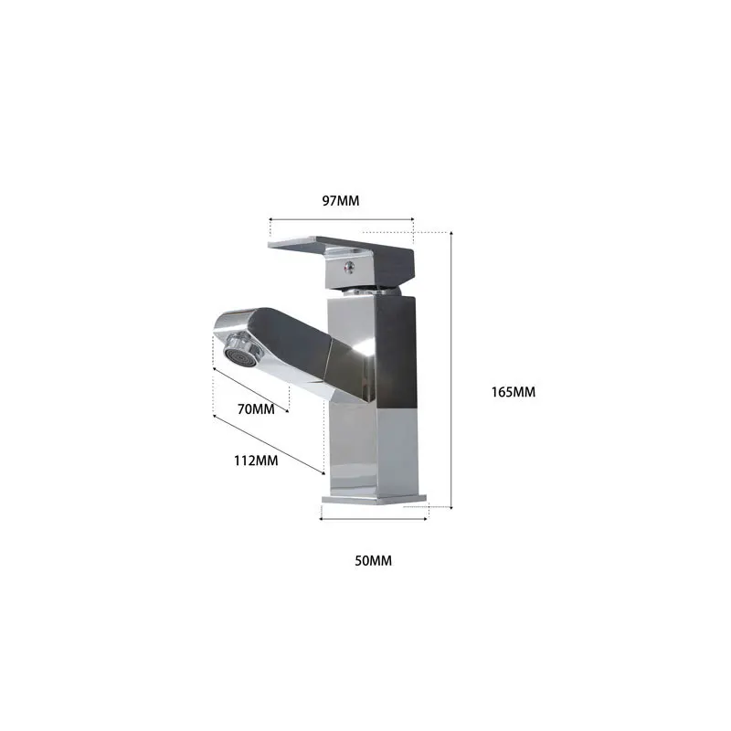 Undertable Washbasin Cold And Hot Countertop Basin All Copper Single Connection Faucet