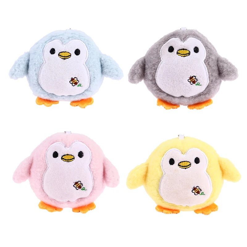 9cm Cute Penguin Soft Plush Animals Doll Toys Small Size Pendant Plush Toys Key Chain Keyring Pendant Plush Toys Kids Gift New