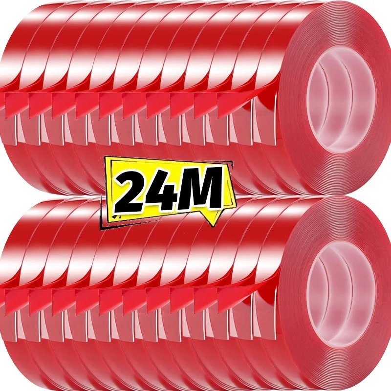 Nastro Biadesivo Nano Forte Trasparente C2c 10mm X 3m - Rimovibile, Riutilizzabile, Senza Tracce - Foto 5
