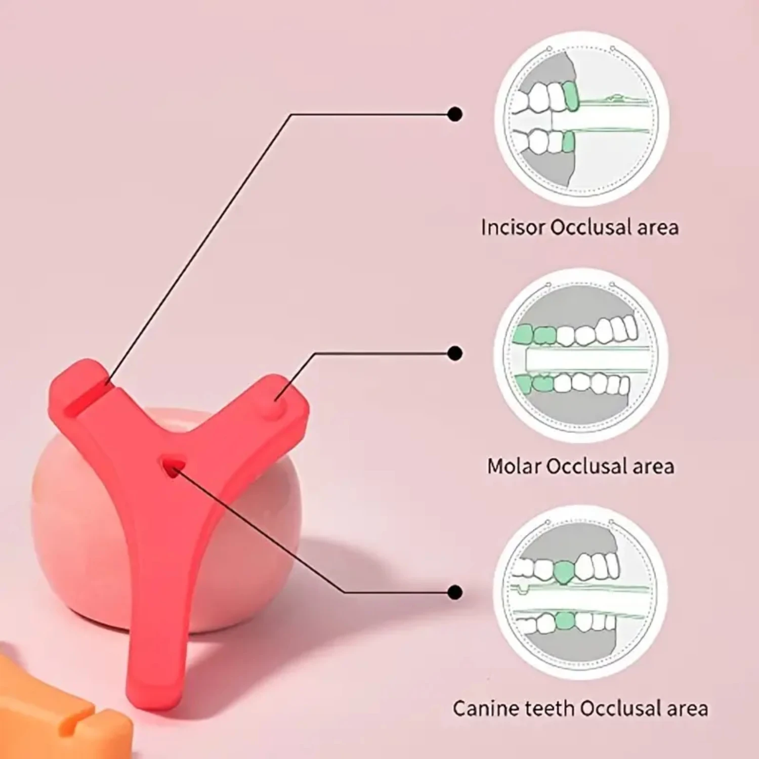 Refreshingly delicious Y-Kelin Y-Shaped aligner chewing teeth in minty and strawberry flavors-2 packs