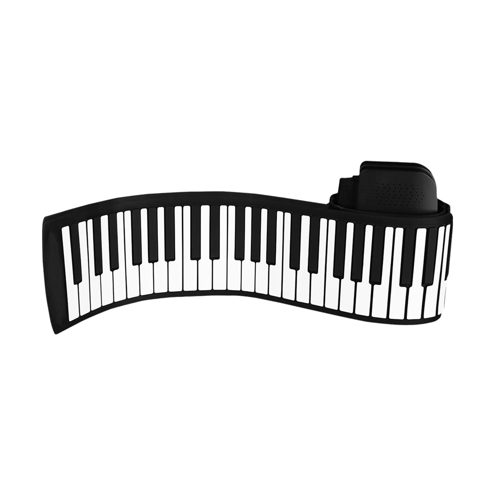 88 Key Portable Piano Roll Up Piano with Speaker Sustain Pedal Silicone Foldable Thickened 9mm Keys