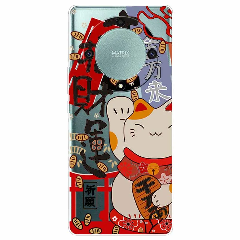 Transparent Cute Soft Silicone TPU Phone Case for Honor Magic 6 Lite 5G - Clear Protective Cover