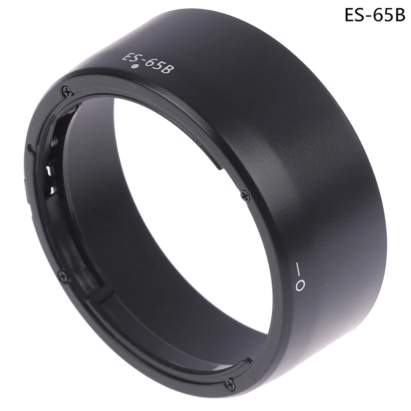 

Бленда Объектива Камеры ES65B, бленда с защитой от солнца для EOS R RP R5 R6 с радиочастотным фильтром 50 мм F1.8 STM 43 мм в диаметре