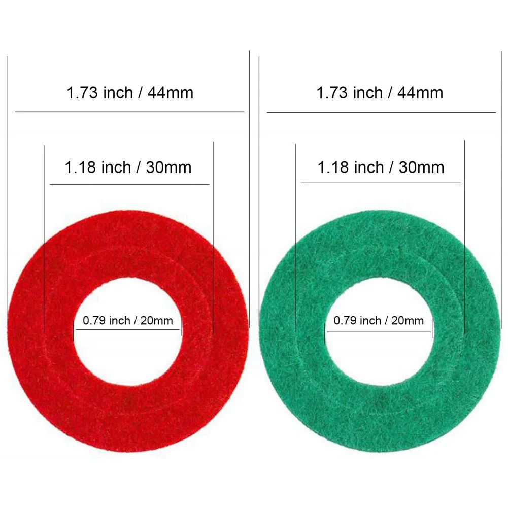Battery Terminal Protector Anti Corrosion BC2127 Pad Gasket 10pcs Accessories Red+Green Thick