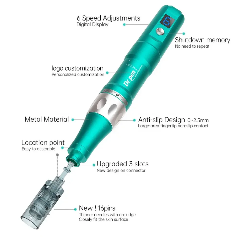 Рисунок 3 - Профессиональная ручка Dr Pen A6S с микроиглами