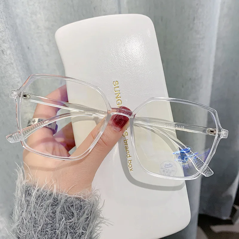 FELRES Square Blue Light Blocking Myopia Glasses - Unisex Oversize Retro Frames