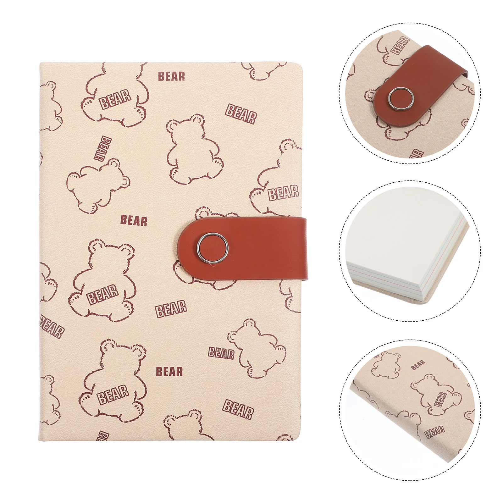 

Блокнот-медведь, дневник B6, ручная книга, оптовая продажа, простой студенческий блокнот, чистые внутренние страницы, утолщенный портативный фруктовый зеленый