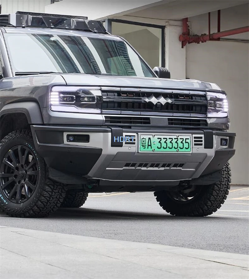 자동차 스타일링 프론트 레이싱 메쉬 그릴 공기 흡입구 커버, 하부 범퍼 방충망, BYD 등식 레오파드 5 2023 + 용 방진