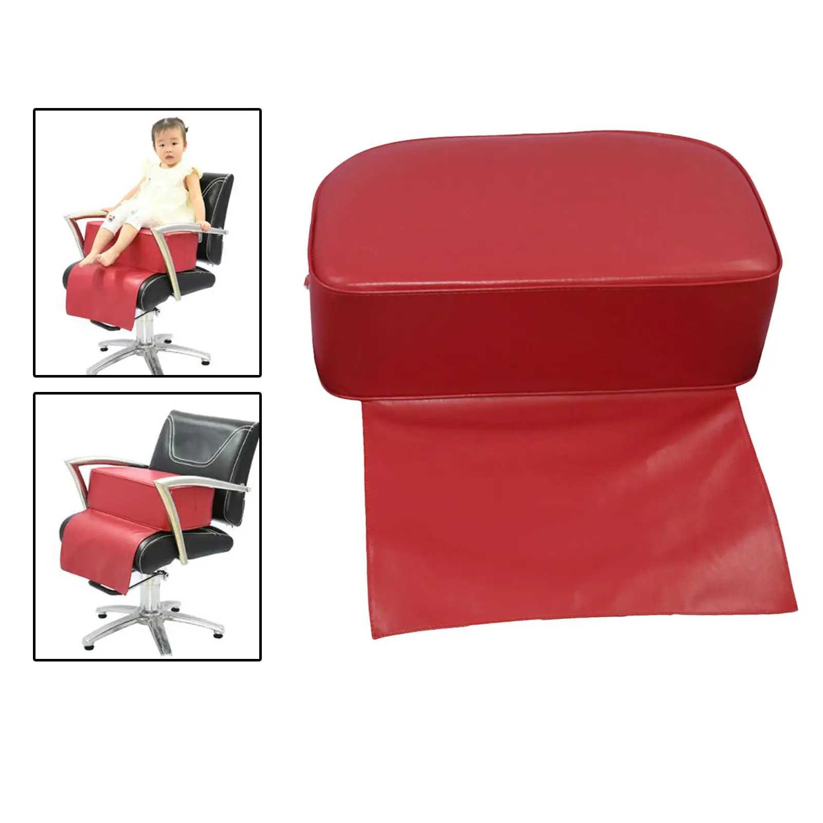 Siège Rehausseur Pour Coupe De Cheveux Enfant - Coussin En PU épais 39x30x18cm - Facile à Nettoyer, Sécurité Renforcée - 5