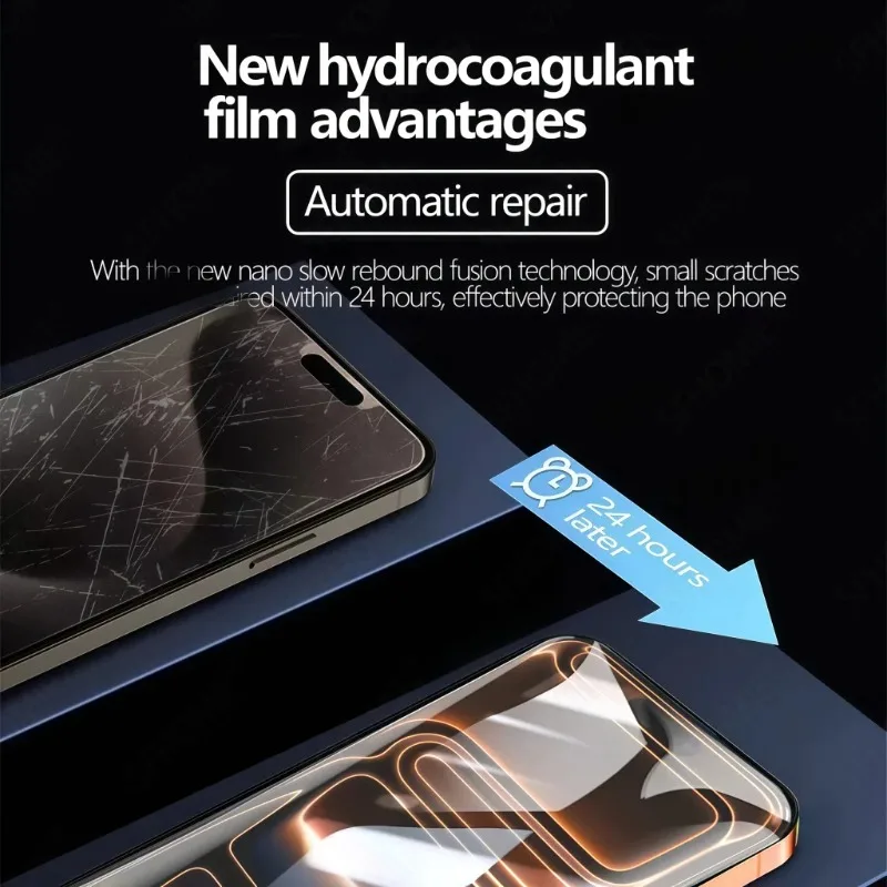 Premium 4-Pack Full Cover Hydrogel Screen Protector Film