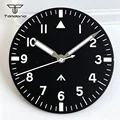 Black dial B-hands C