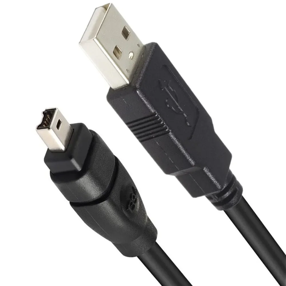 USB 남성-파이어와이어 IEEE 1394 4핀 남성 ILink 어댑터 코드 케이블( DCR-TRV75E DV 어댑터용) 1.8m/3m/4.5m