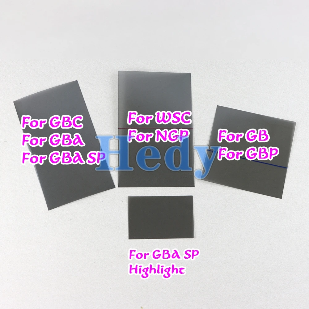 Фото 1 шт., поляризационный фильтр WSCC для GB GBP GBA GBC GBASP WSC NGPC, экран с подсветкой для GBA SP №1