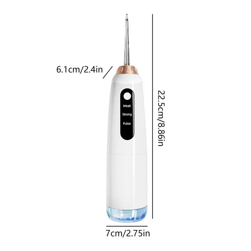 Cordless Water Flosser with 3 Modes Portable 330ml Water Tank Low Noise Long-Lasting Water Picks for Teeth Cleaning and Flossing 6