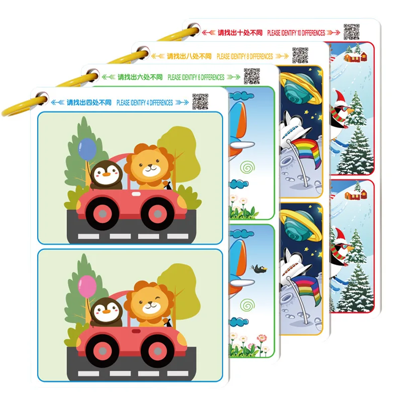 Teaching Resources Equipment Reusable Writing Cards To Draw Identifying Differences Kids Educational Toys Supplies 6
