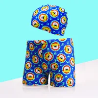 Boys Swimming Trunks 1-8Years Children's Swimwear Kids Swimsuit Dinasour Boys Swimwear Trunks with Hat DS29 5