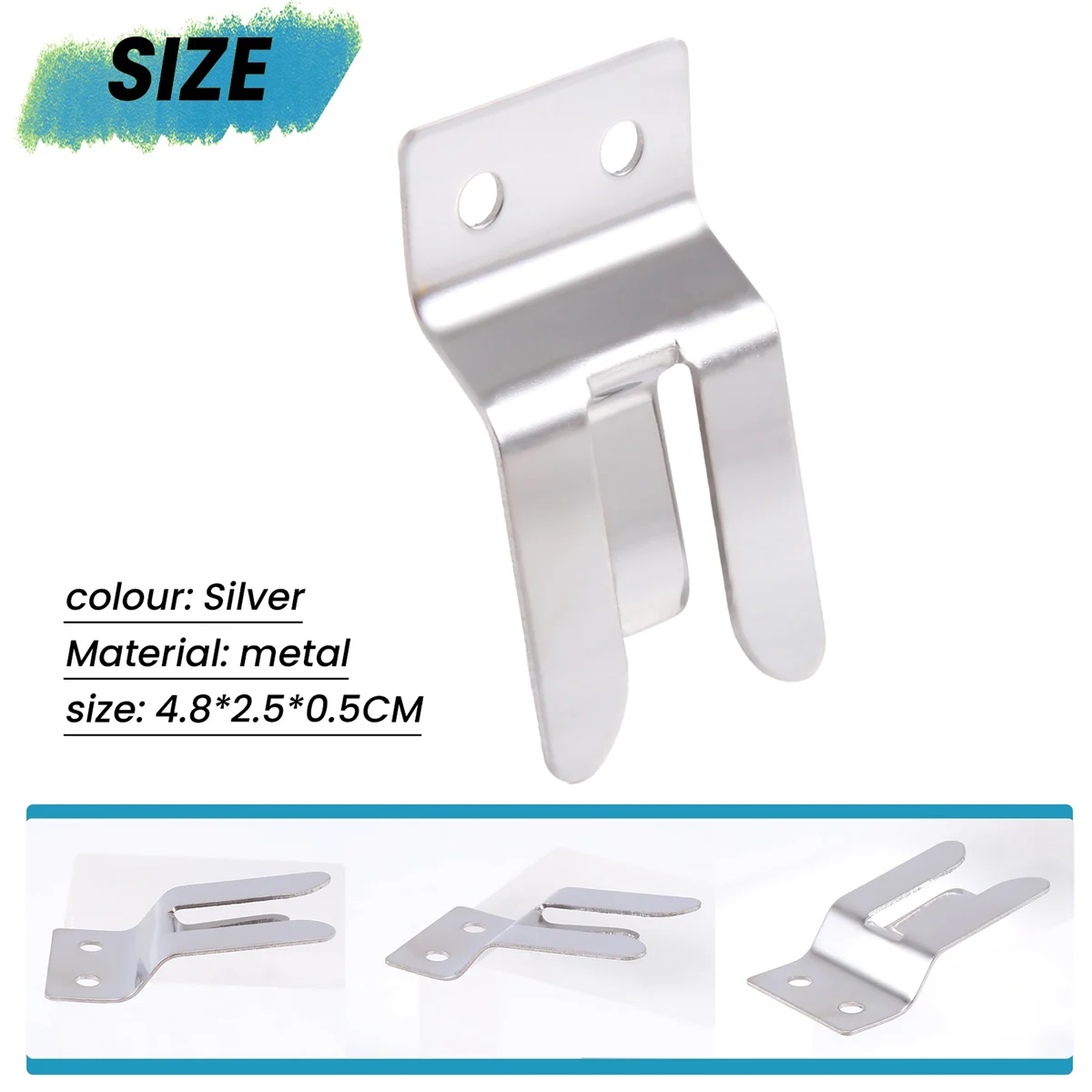 Metal MIC HOLDER / Clip-Screw In for CB / Ham Radio-MH2