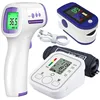 LCD Portable Health Care Pulse Meter BP Monitor Automatic Digital Arm Blood Pressure Monitor Tonometer Meter Sphygmomanometer 1
