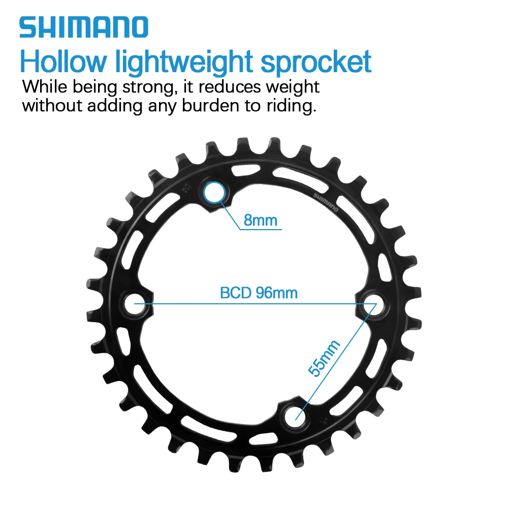Bike Chainring Bicycle Parts Shimano 96BCD 32T Chainring 96BCD 10S 11S MTB Sprocket For MT510 M5100 M8000 M9000 Crankset