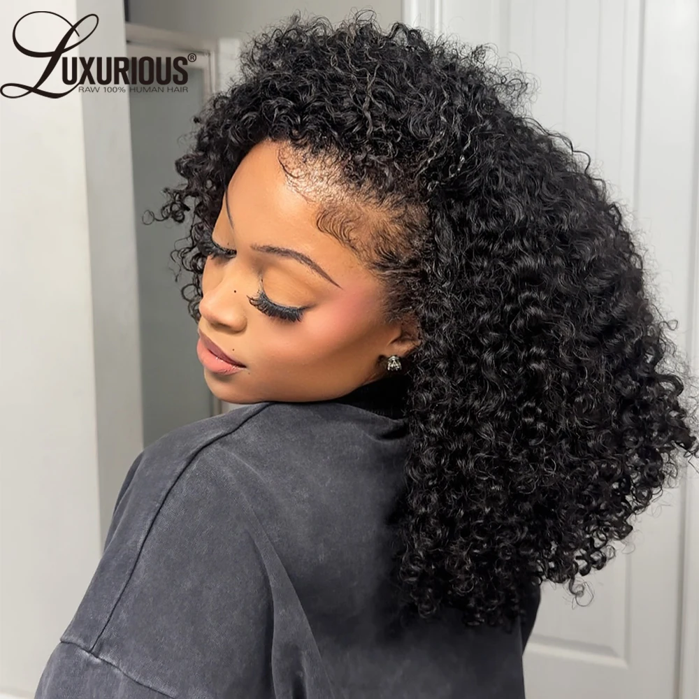 Vietnam Glueless Latin Curly Human Hair Wig Bleached Knots 360 Pre-Cut Lace Wig Wear And Go 13x4Lace Frontal Human Hair 250%