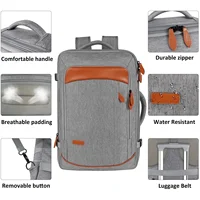 Travel Man Backpack 4 Sets Large Capacity Business Laptop Backpacks with Compartments Multi-functional Waterproof Bag Women 40L 3