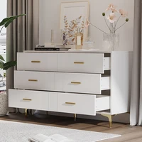 KOMHTOM chest of drawers with 6 drawers White door