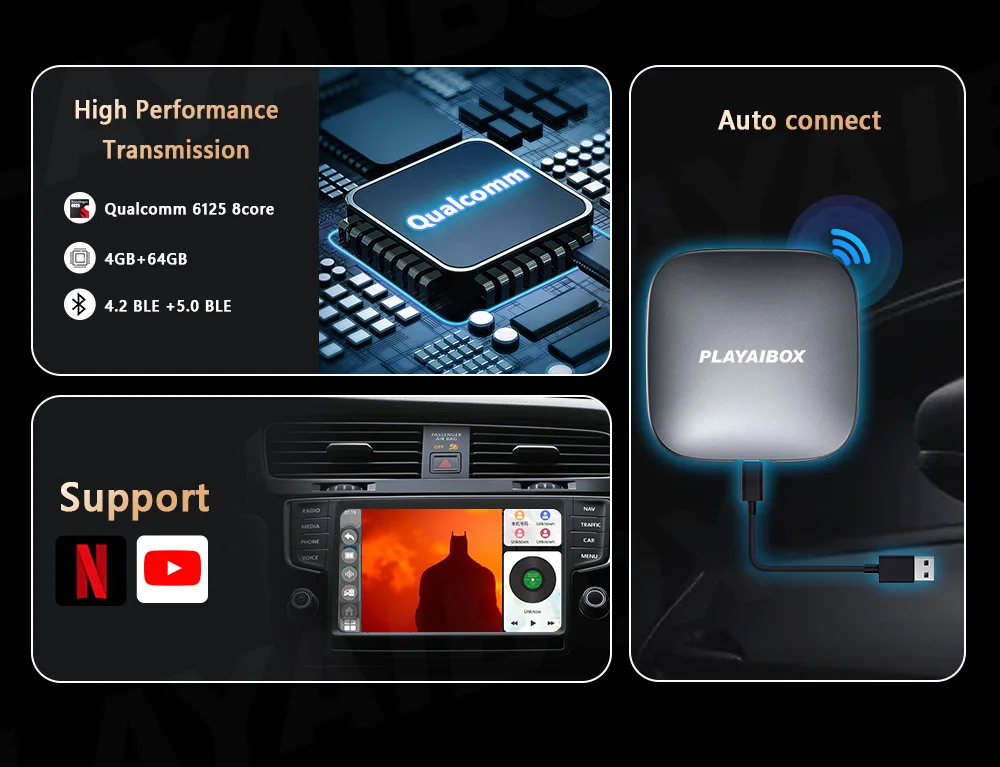 Wierd Carplay of the original car requires wires.It can turn your wired