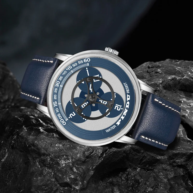 PINDU Mens Watches Top Brand Luxury Automatic Watcher For Men Fashion Business Clock MIYOTA 8215 Modified Movement Montre Homme