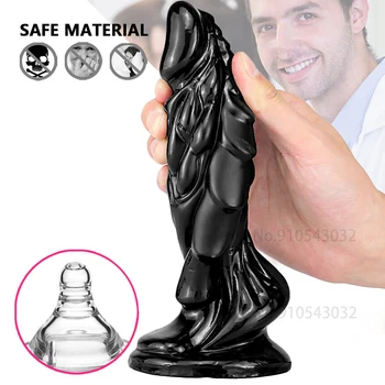 Jelly Dragon scale Dildo Animal Penis Butt Plug Anal Toys For Men vaginal Massage Sexy Toys For Women Men Gay Adult Sex Products 3