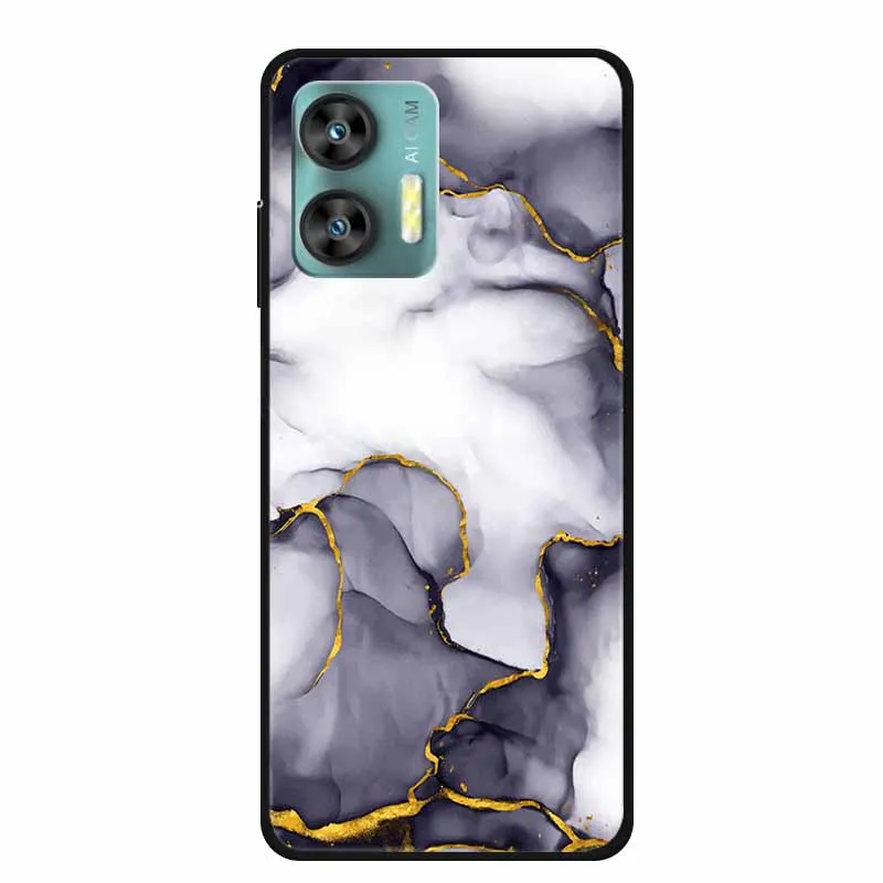 Colorful Marble Space TPU Silicone Soft Back Cover Case - Fashionable Protective
