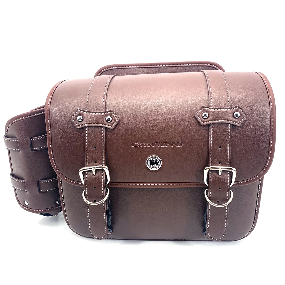 Sac De Selle Moto étanche 50L WILD HEART - Forme En U, PVC Résistant - Pour Voyage, Sport, Randonnée - Avec Sangles