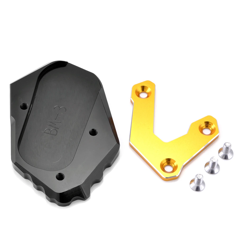 Cnc kicks tand verlängerung moto seiten ständer platte pad vergrößern für bmw r1200gs lc r 1200 gs lc 2013-2016 r1200 gs lc adv – Detail 4