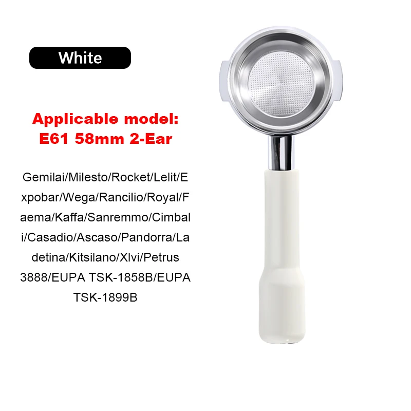 58 مللي متر آذان اثنين القهوة Portafilter عارية ل...