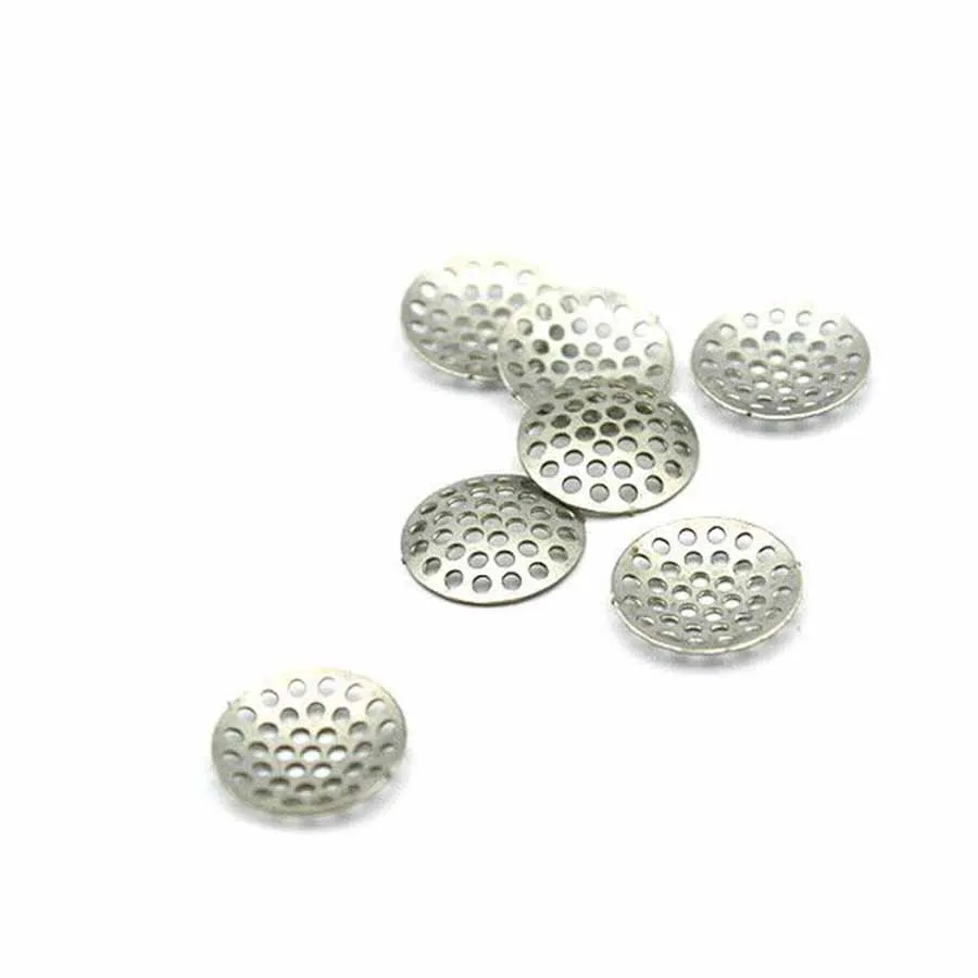 Smoking Accessories 0.5mm thick 8mm 12mm 15mm 16mm Metal Screens Bowl Screen filters for Tobacco Smoking Pipes Filter Mesh smoking accessories tobacco smoking accessories smoking pipe filters